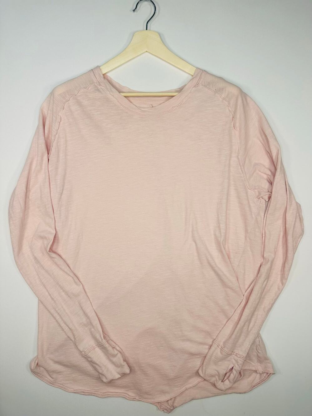 We The Free Free People Oversized Blush Pink Tunic Top Size XL
